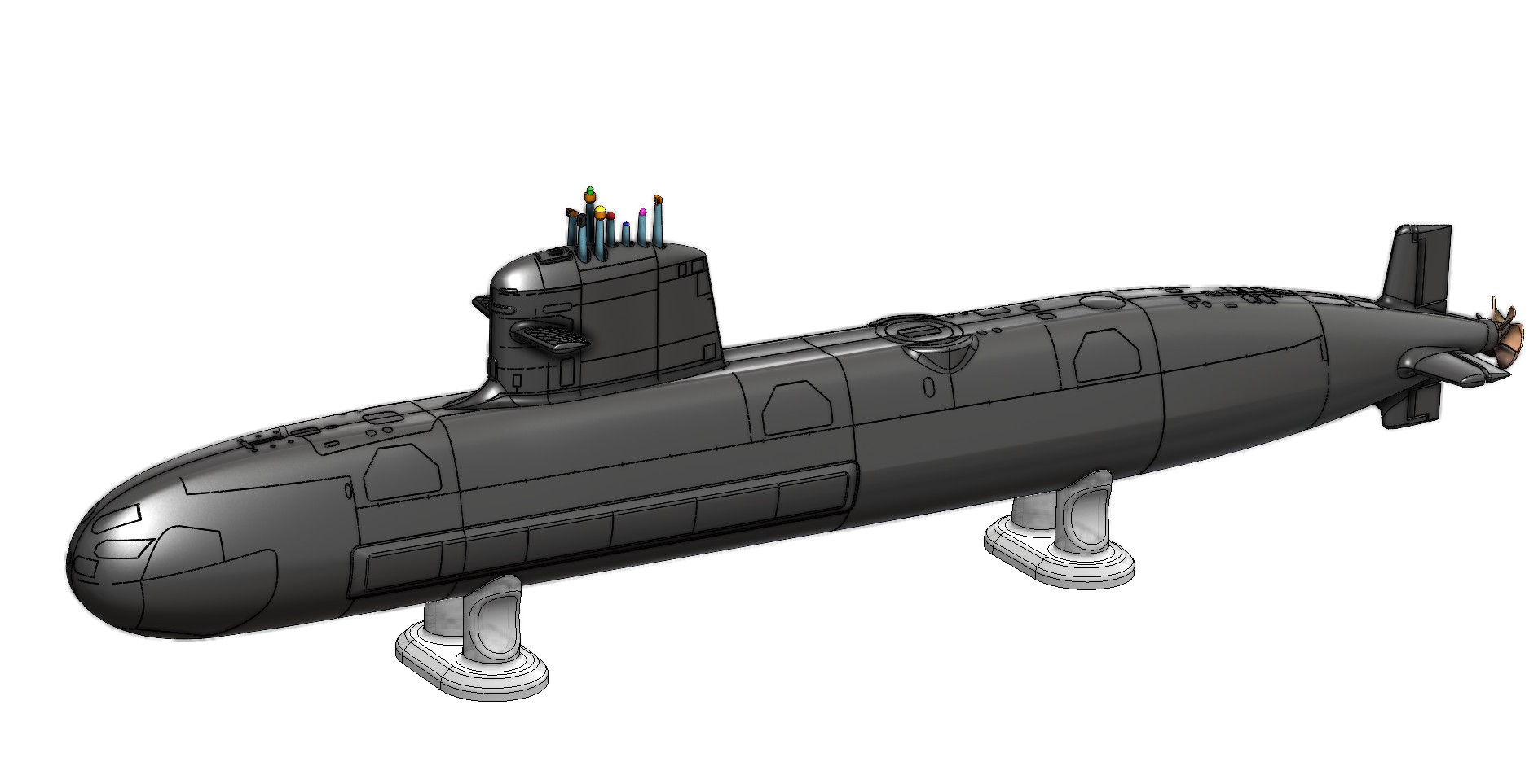 French Scorpène-class submarine