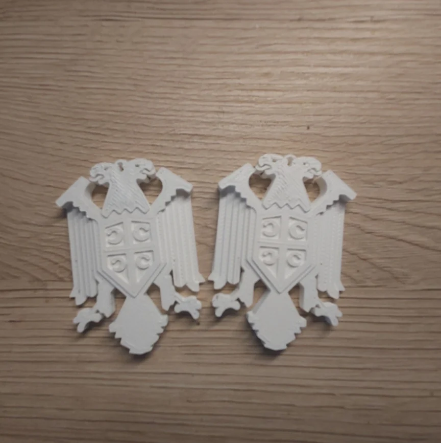 Nedicev Srpski dvoglavi orao bez krune (Serbian double-headed eagle without a crown)