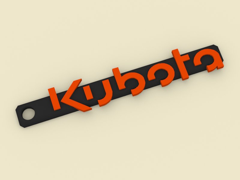 Kubota keychain