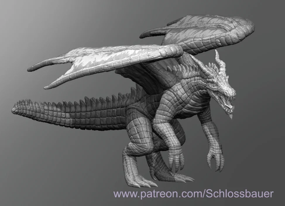 Prehistoric dragon