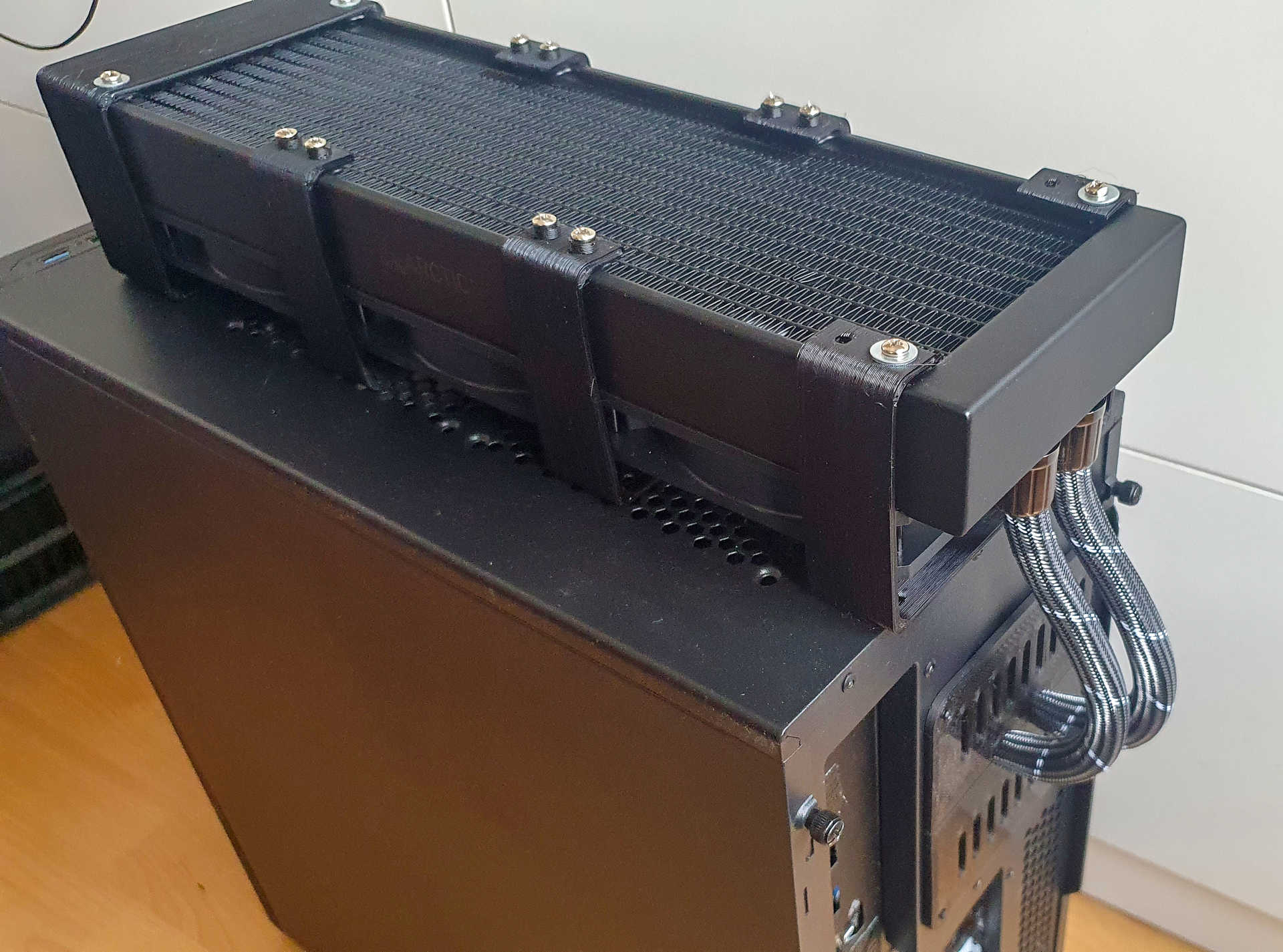 Holder for CPU liquid cooler