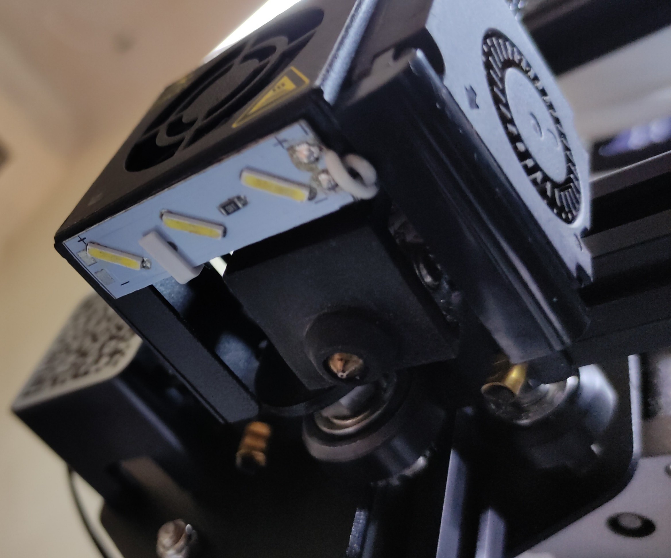 Ender 3 nozzle light