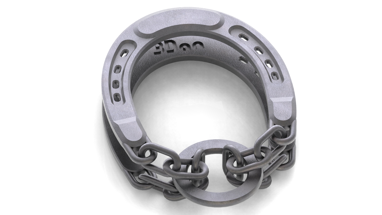 Chained Horseshoe Puzzle