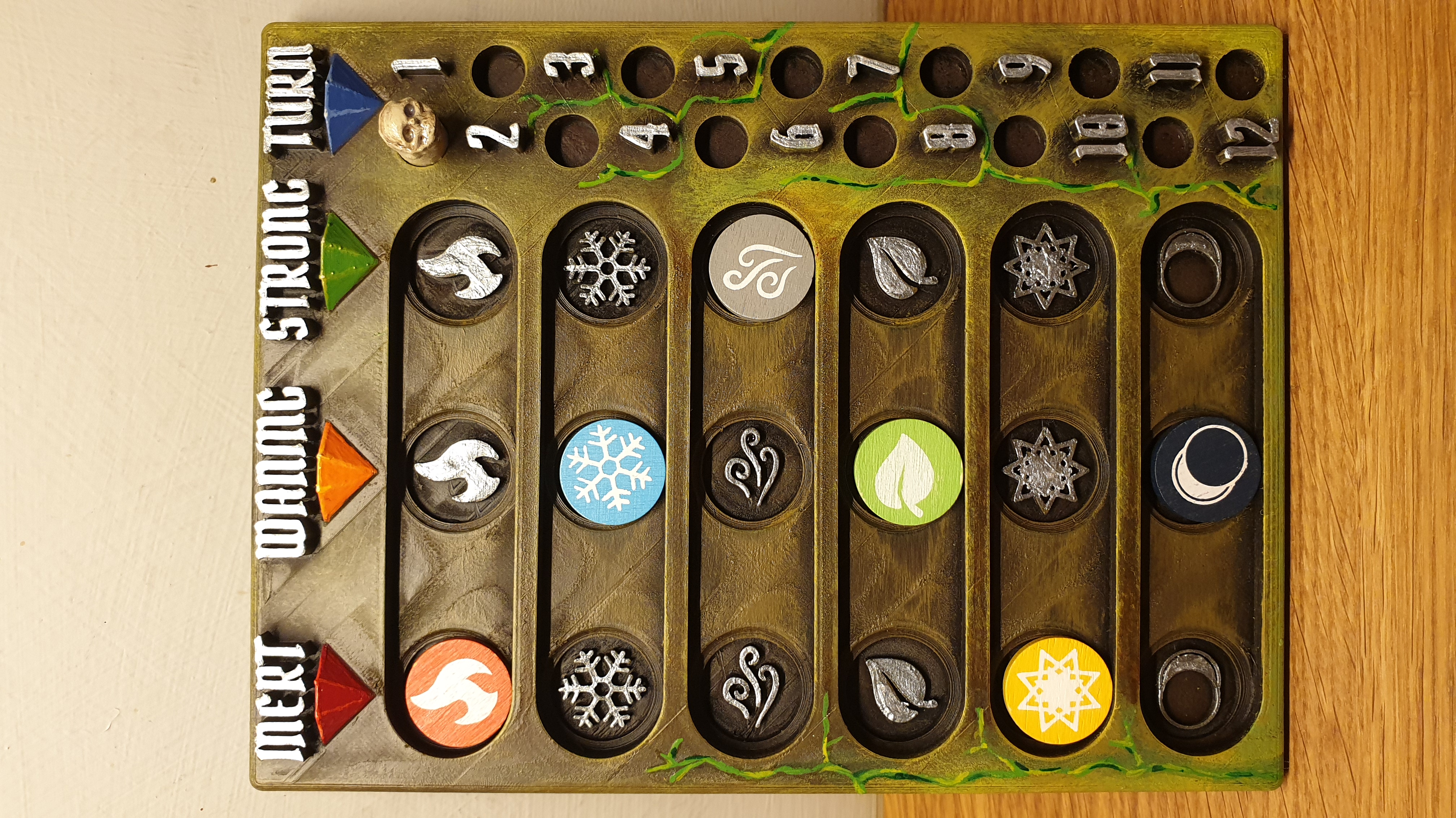 Gloomhaven Element Infusion and Turn Tracker