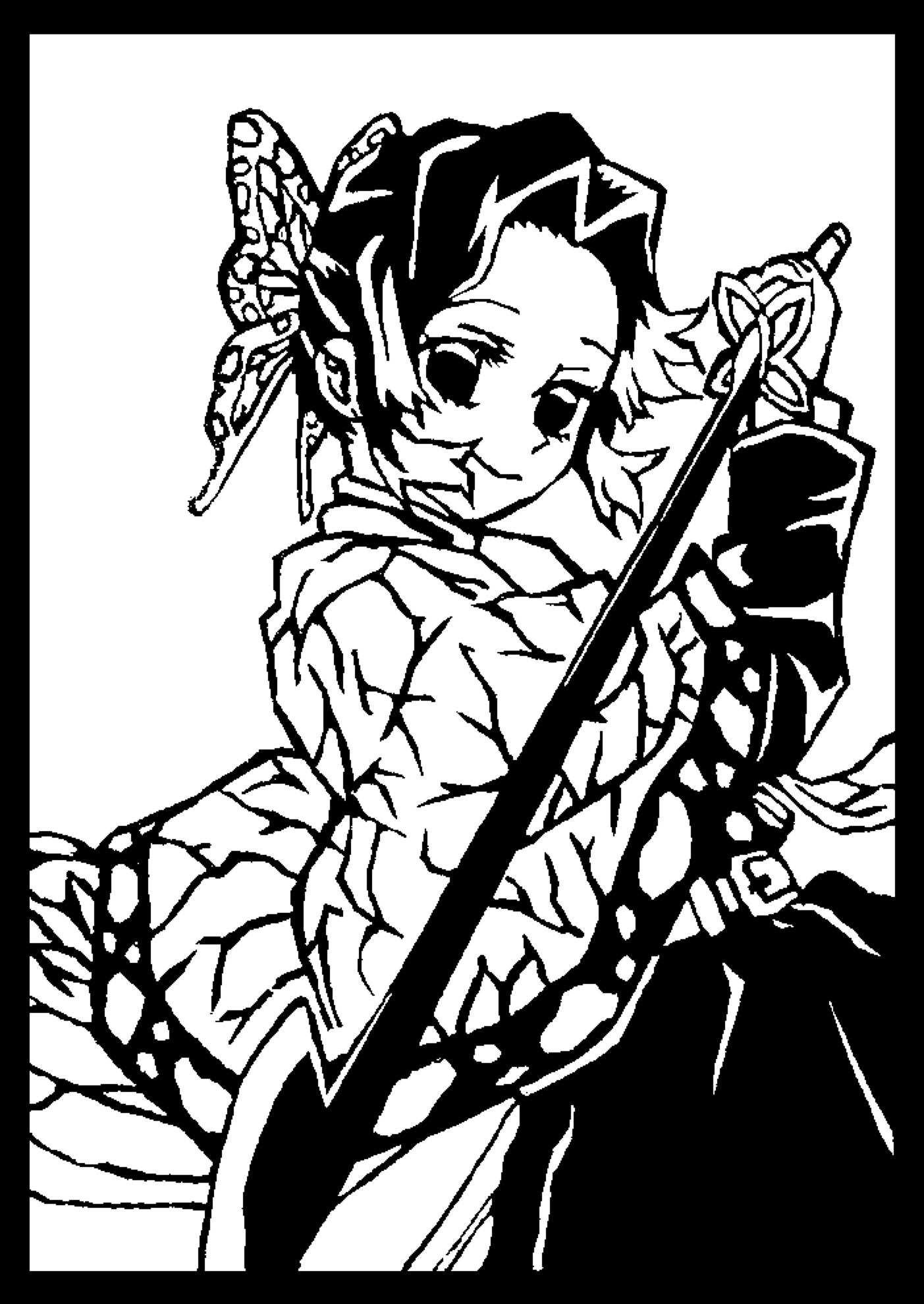 DS Shinobu Kocho stencil 2