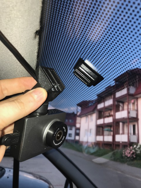Renault Trafic camera holder