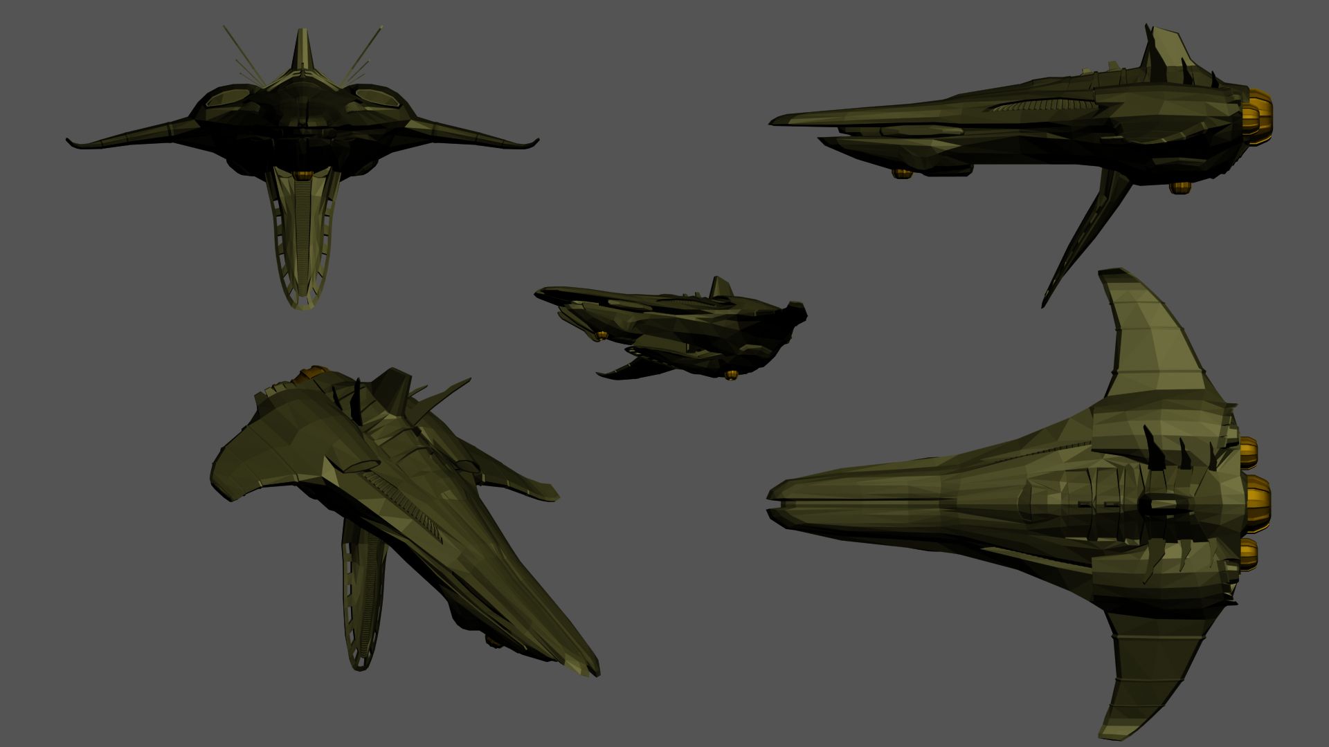 Banu Merchantman low poly