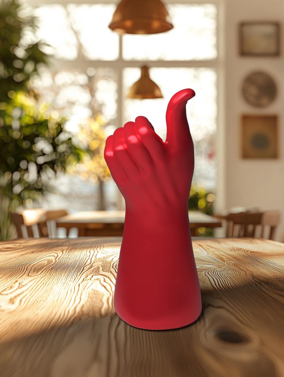 Thumbs Up Vase