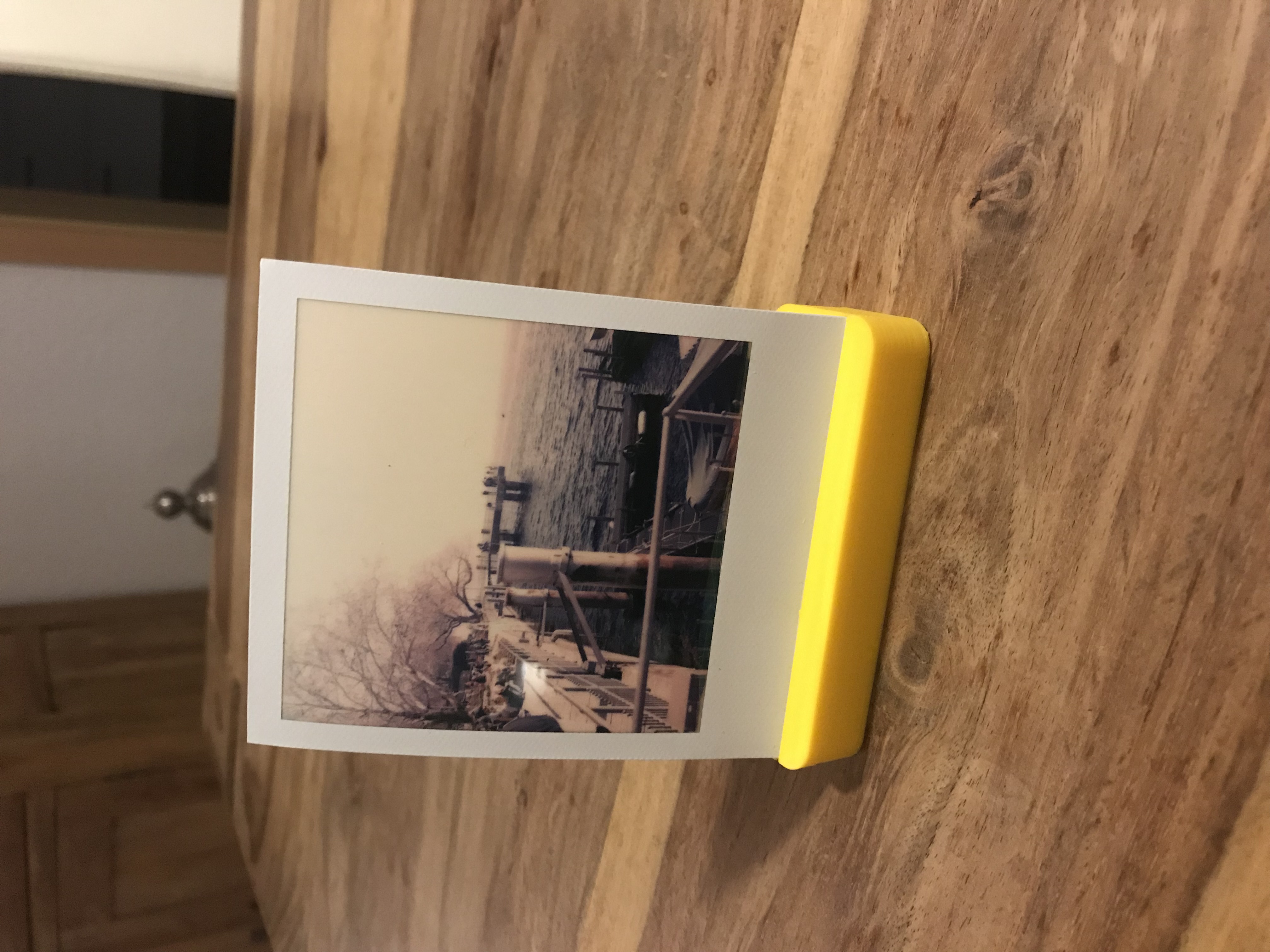Desktop frame for Polaroid photos