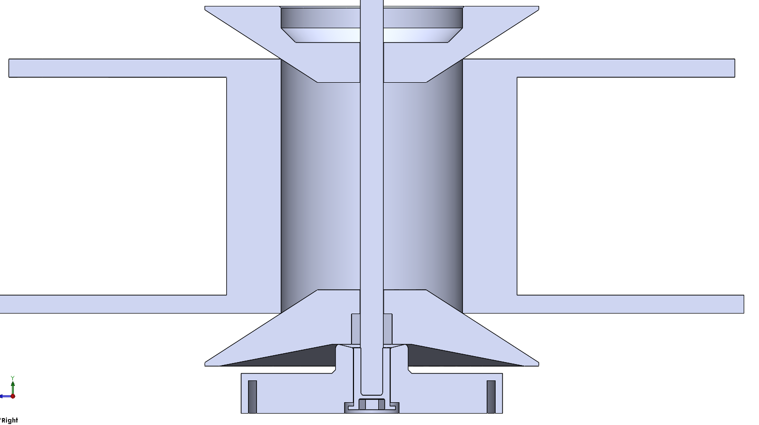 Horizontal Spool Holder for Filament Dryer #2