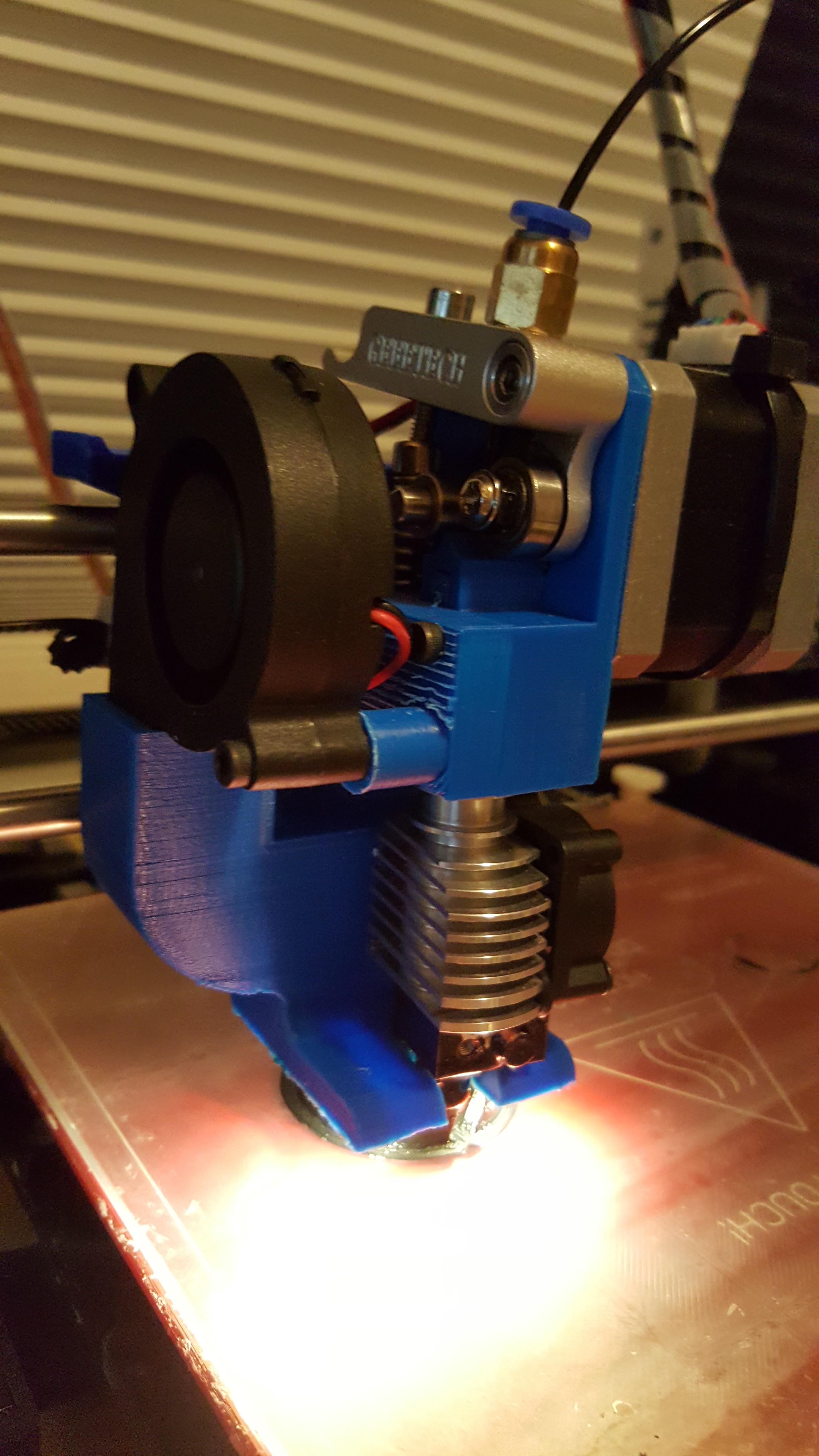 Geeetech Prometheus V2 Hotend Holder & Downward Cooling Blower with Lights