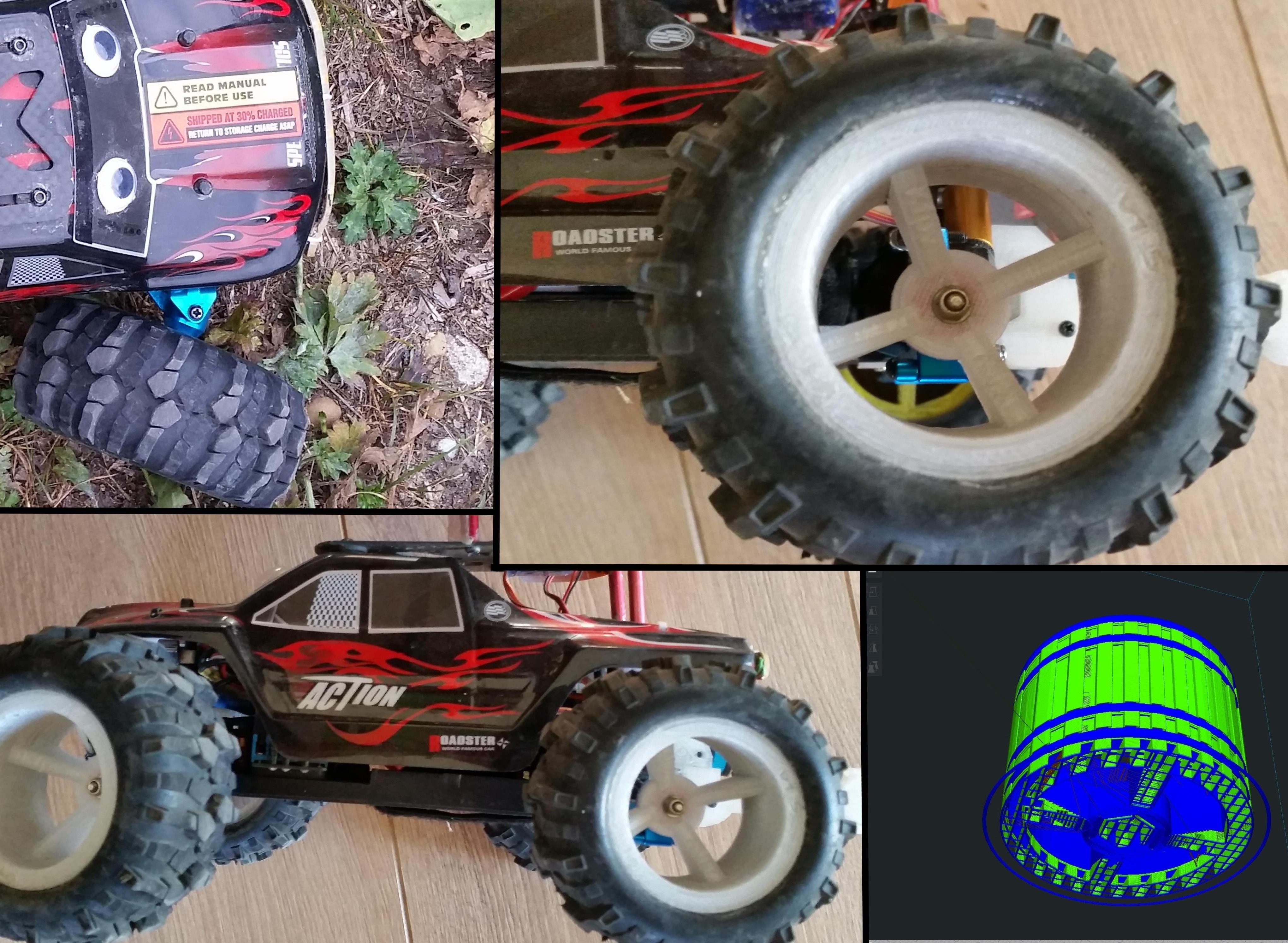 big wheels no extension need for wl toy vortex A979b A959 A969  A959b A969b 1/10