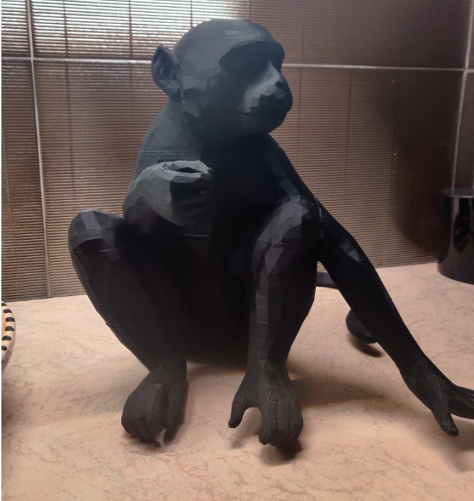SELETTI - Low Poly Monkey Desktop Lamp