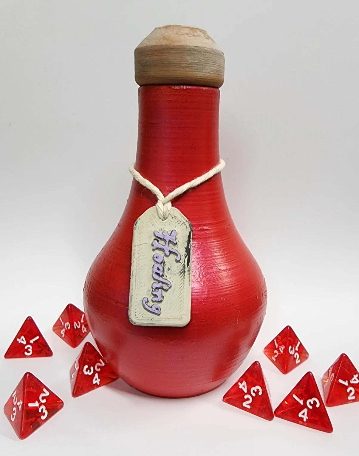 Healing Potion Bottle Dice Storage Now With Vase Mode