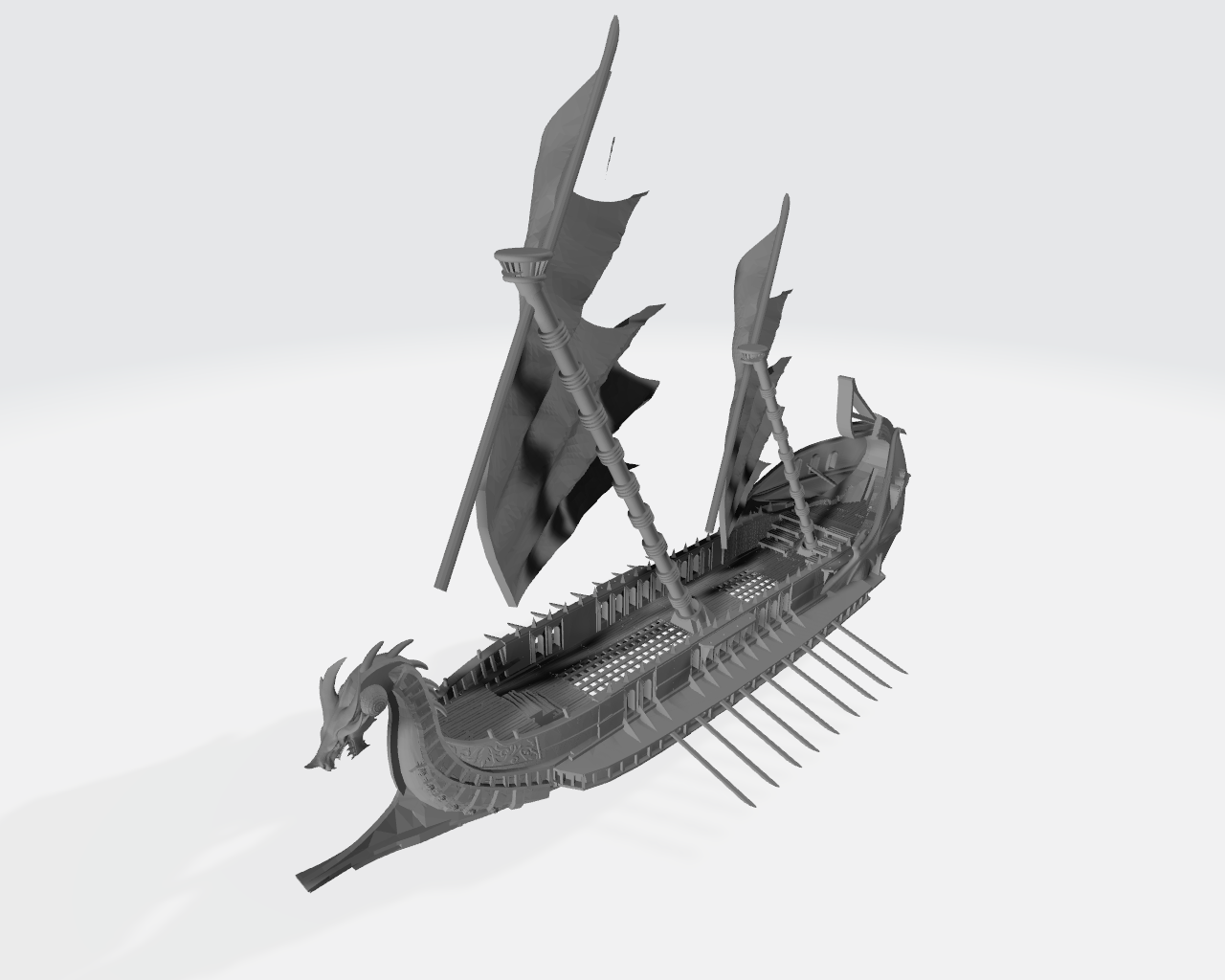 Dark elf ship