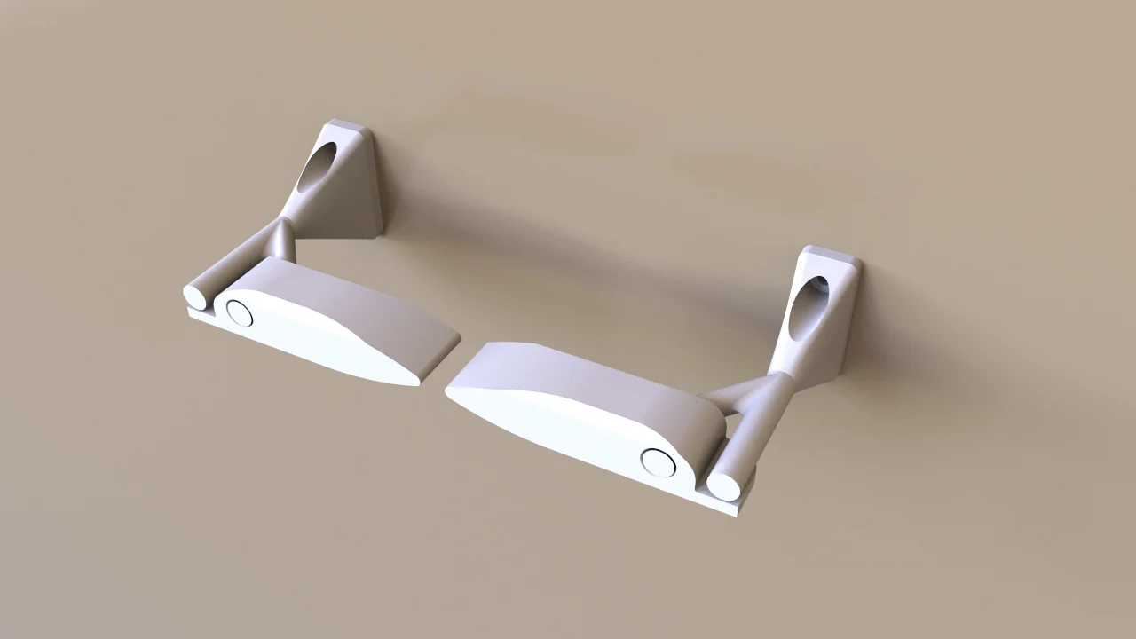 Mechanical Toilet Paper Holder