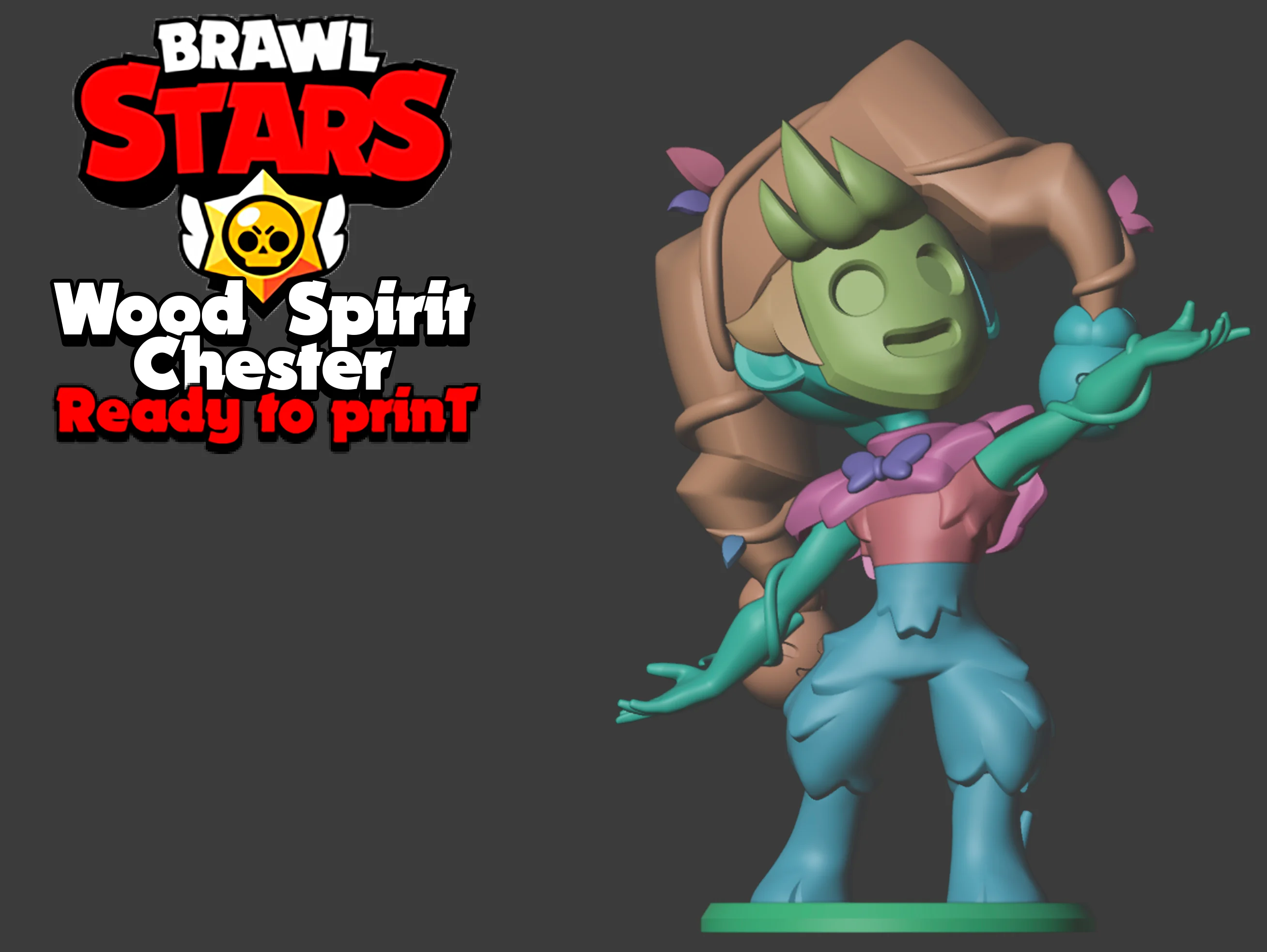 Wood Spirit Chester - Brawl Stars
