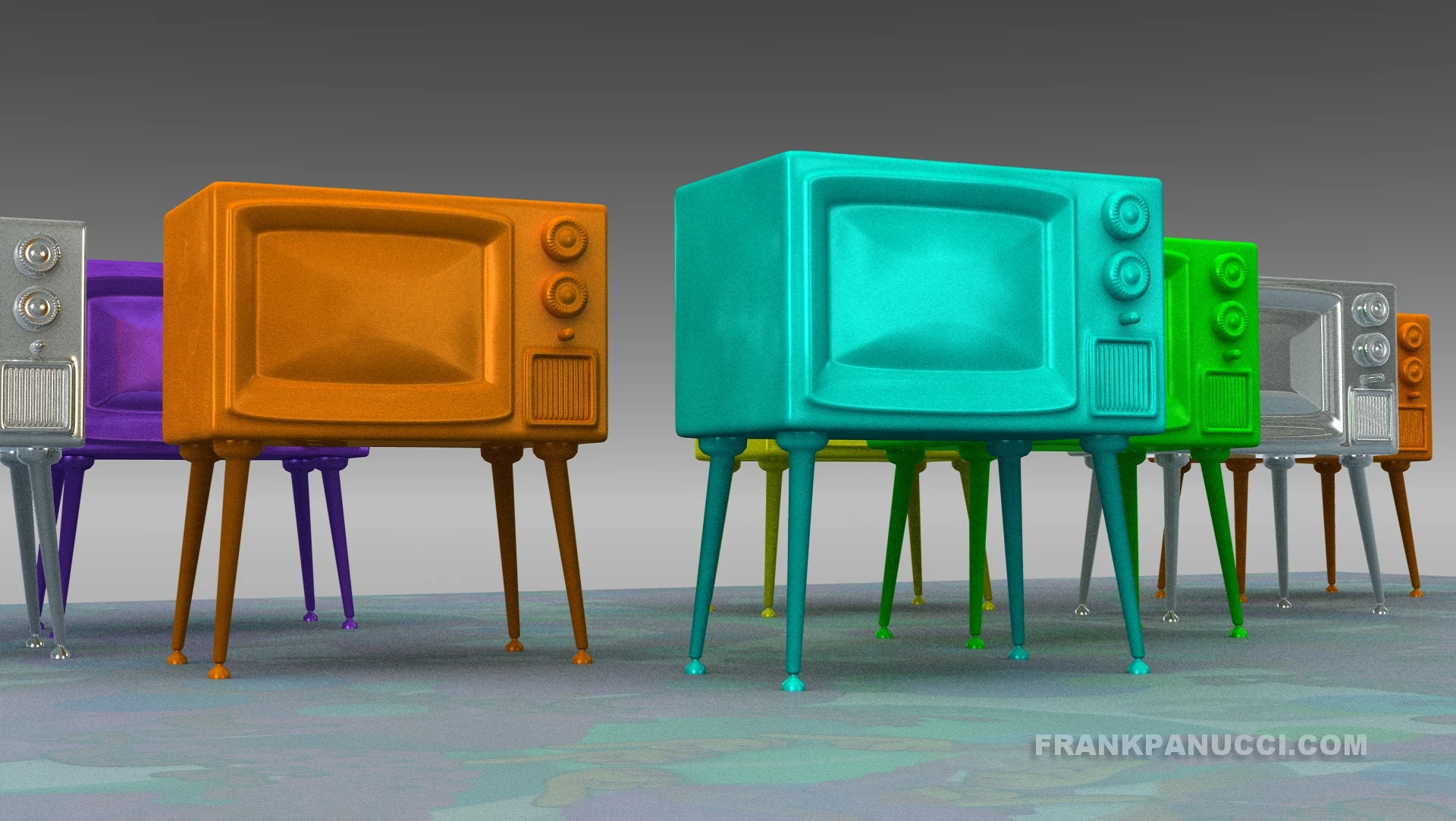 OLD-SCHOOL TV SET