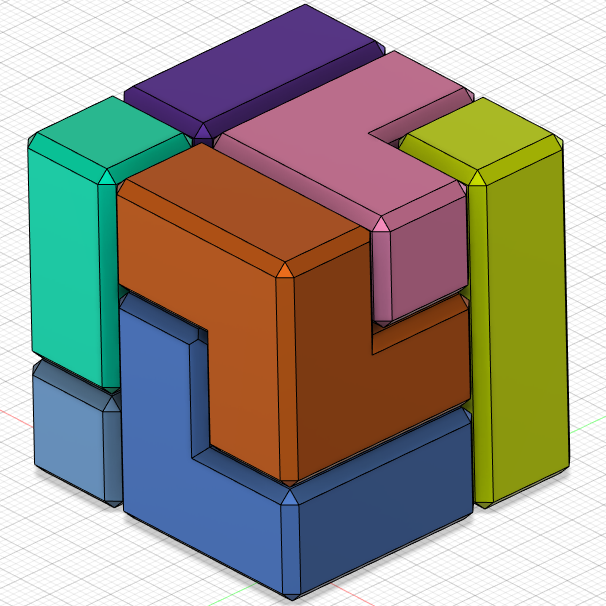 Soma cube puzzle