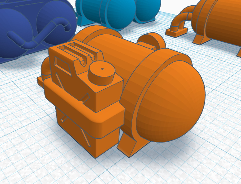 Hotwheels mod: Model Gasoline tanks 1/64 jerrycan