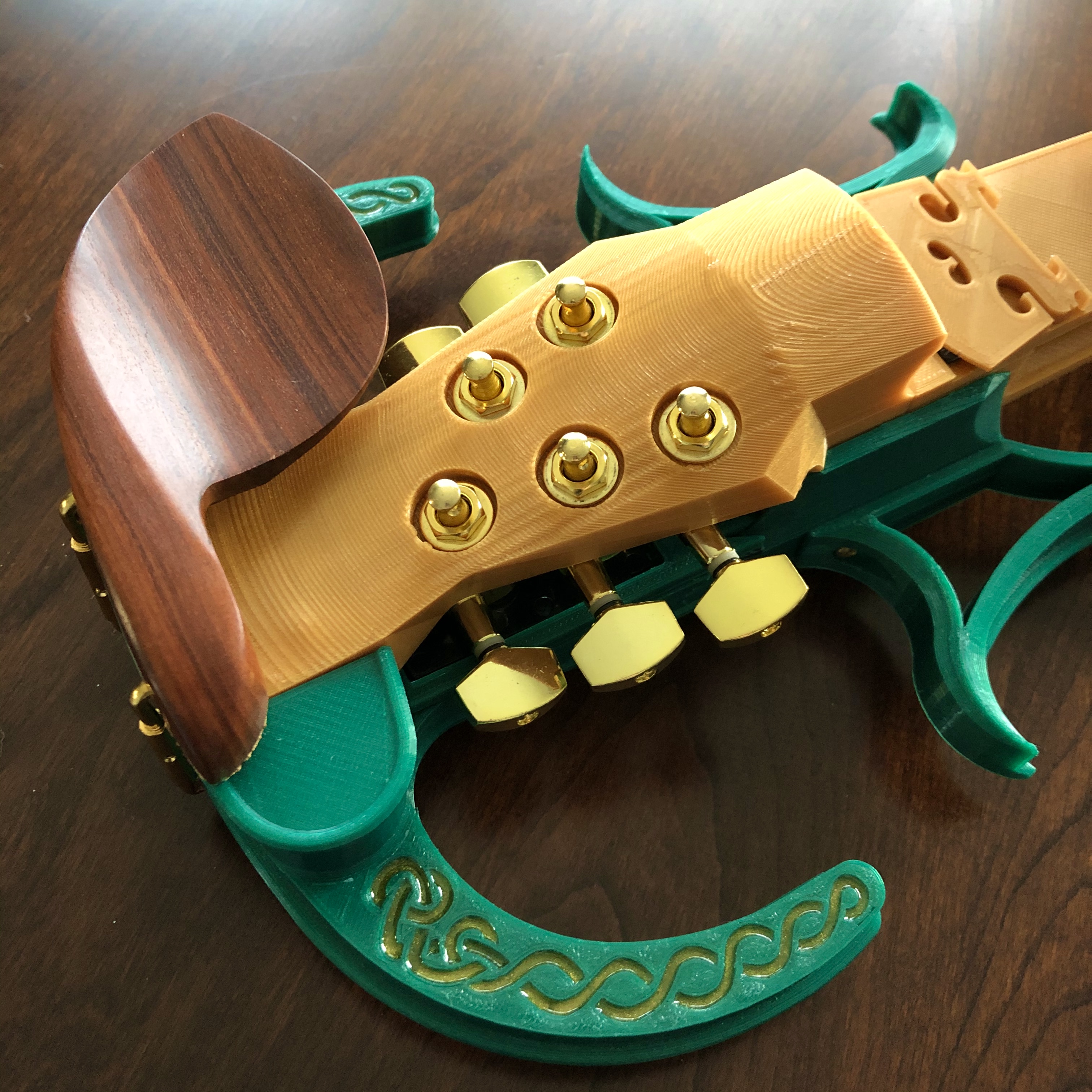 Celtic Upper and Lower Bout for the Jax Violin
