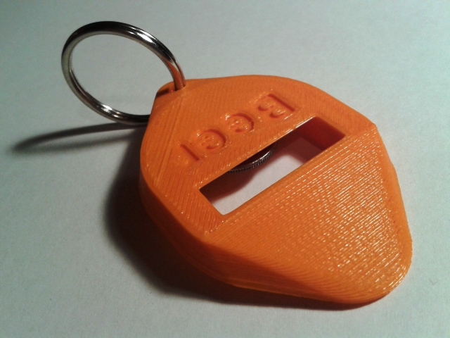 Beer Bottle Opener Keyring