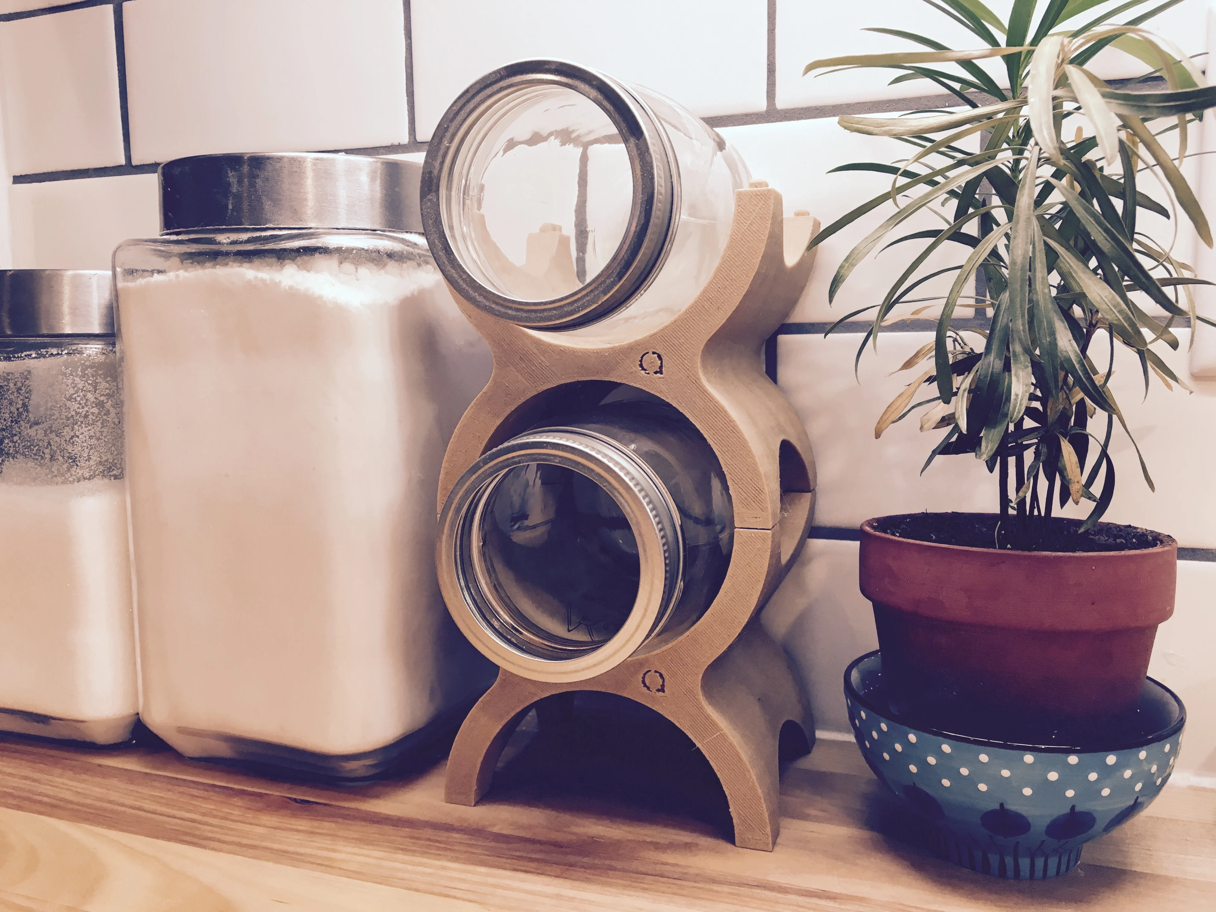 Stackable Mason Jar Holder