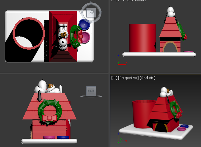 Snoopy  and Christmas House