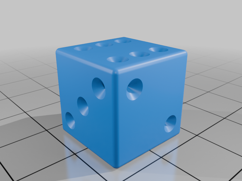 Standard 16mm Game Die