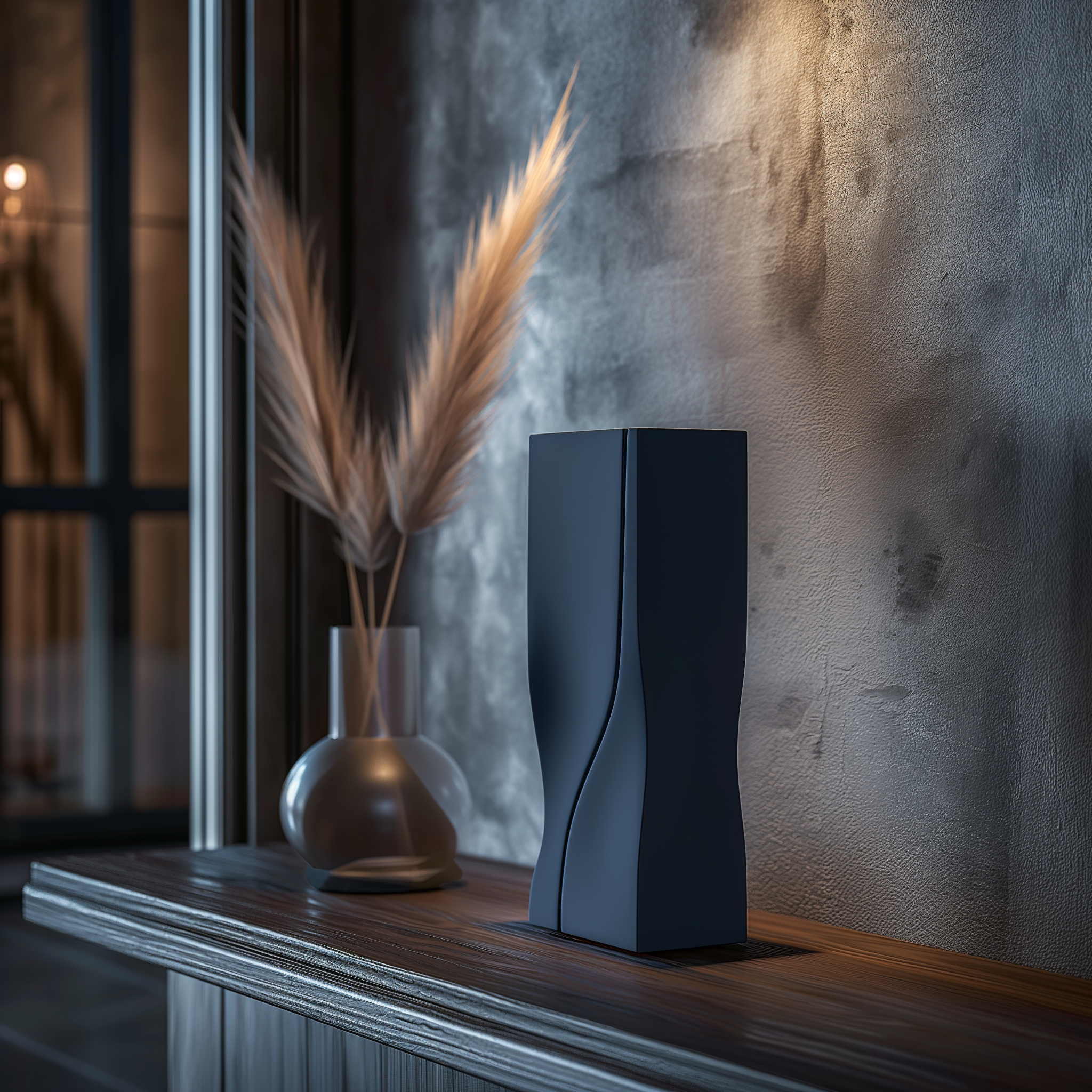 Shadowline Vase for Modern Minimalist Home Decor