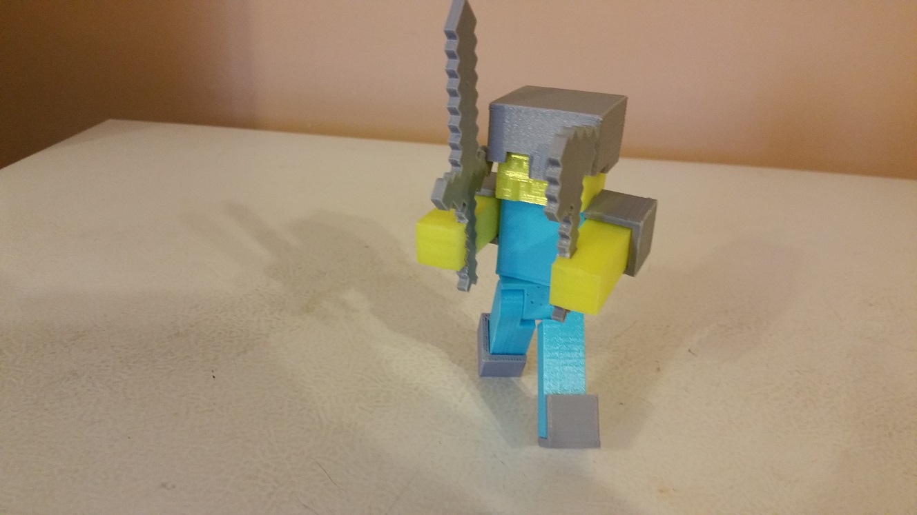 Minecraft Steve (snap together)