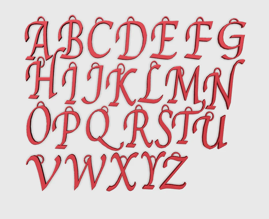 Cursive Letters with Hooks