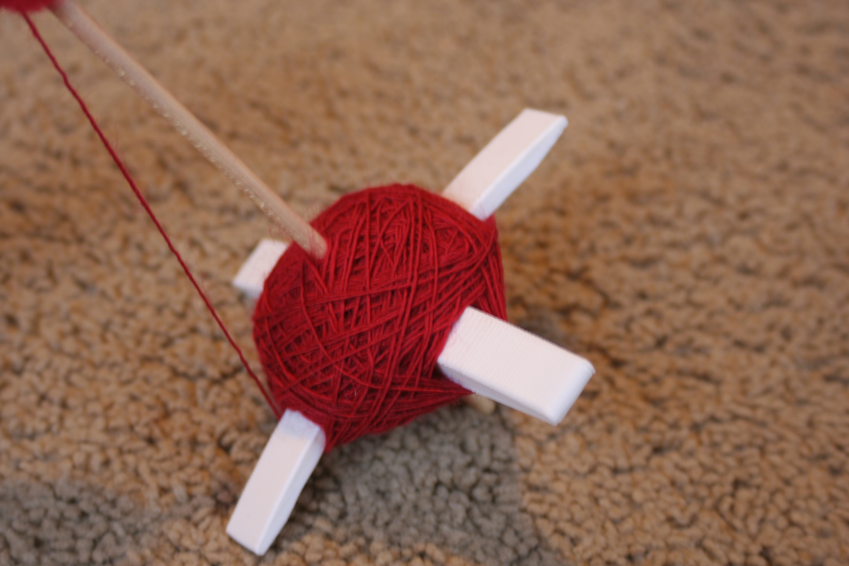 Drop Spindle - Turkish Style, parametric OpenSCAD