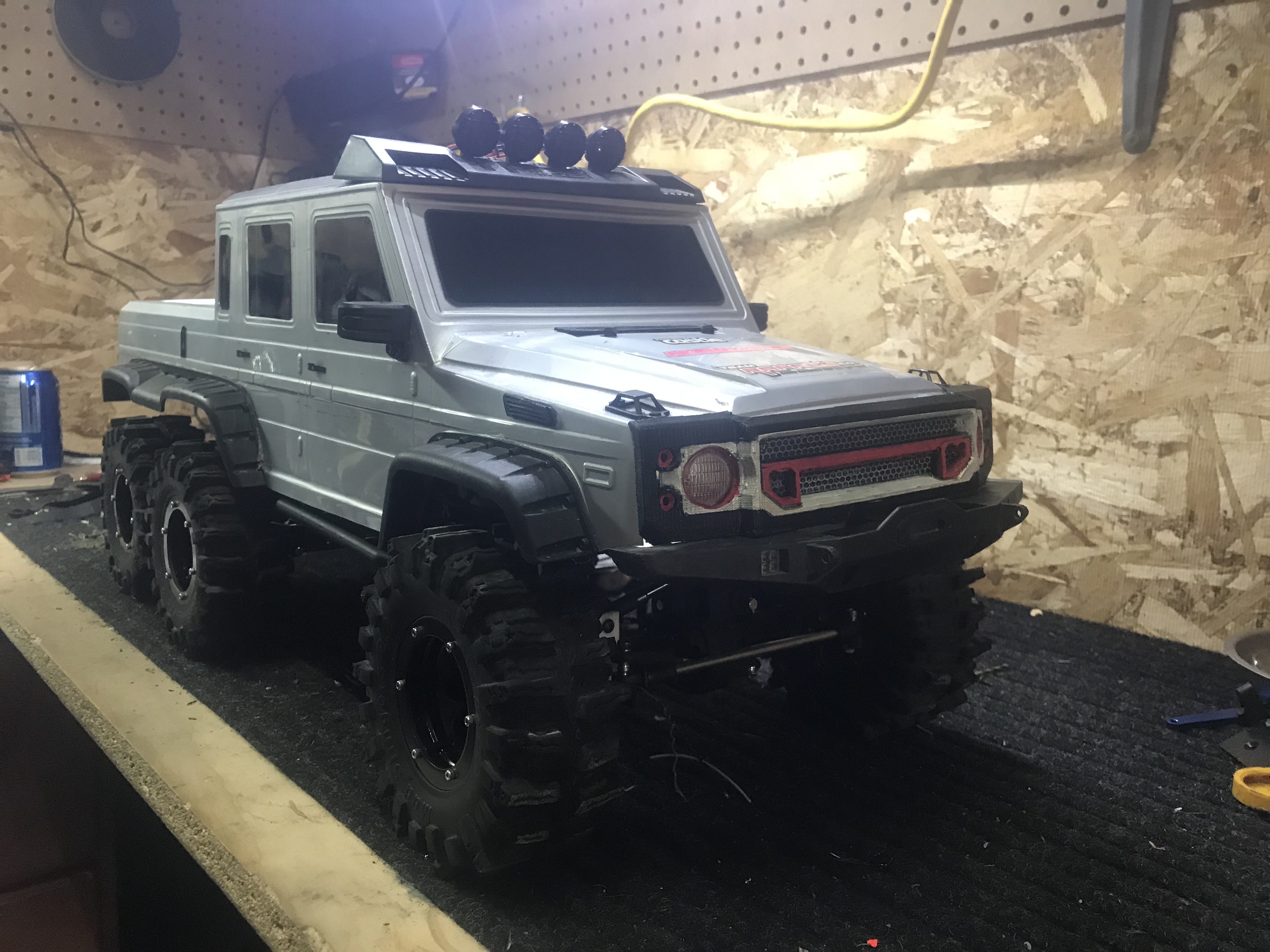 scx10 6x6 HG p601 build