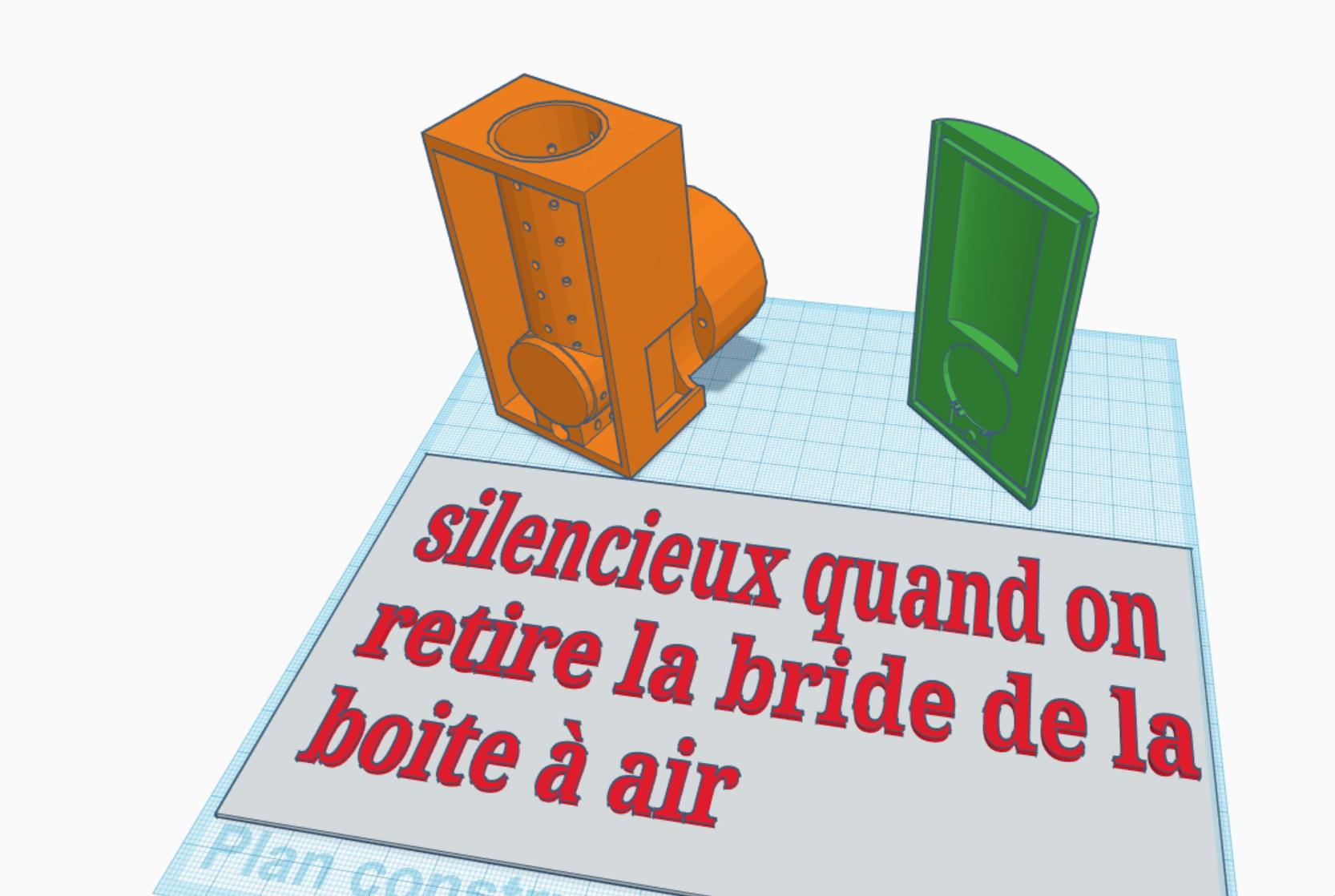 silencieux filtre à air scoot débridé