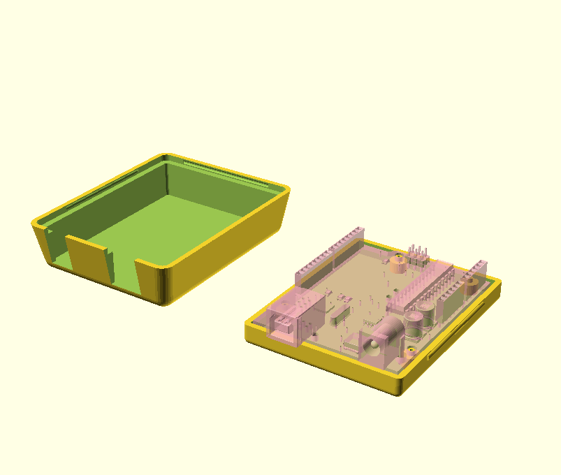 Arduino/Xino  Enclosure with Shield options