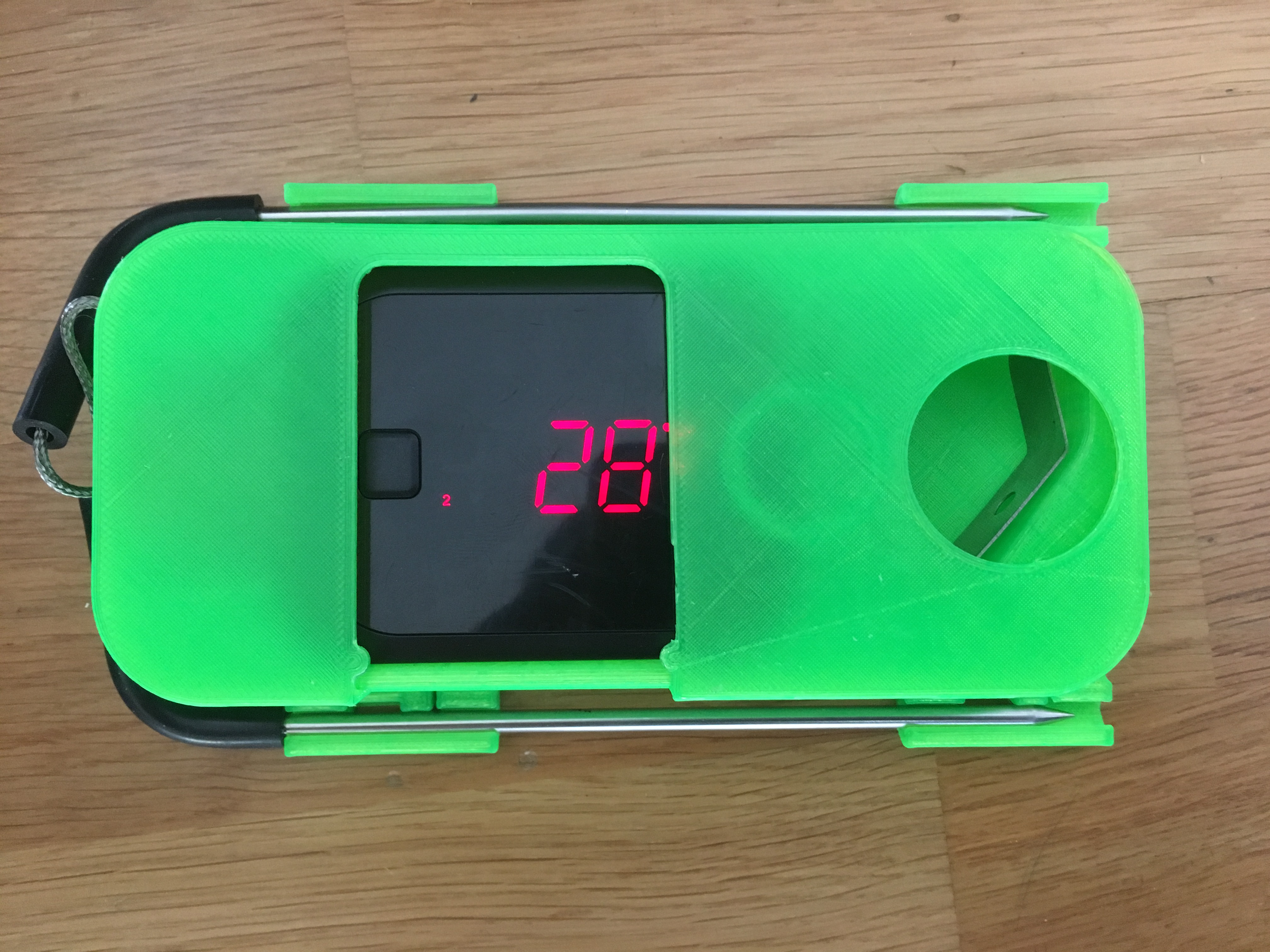 Inkbird IBT-2X cover + BBQ hanger for 2 sensors