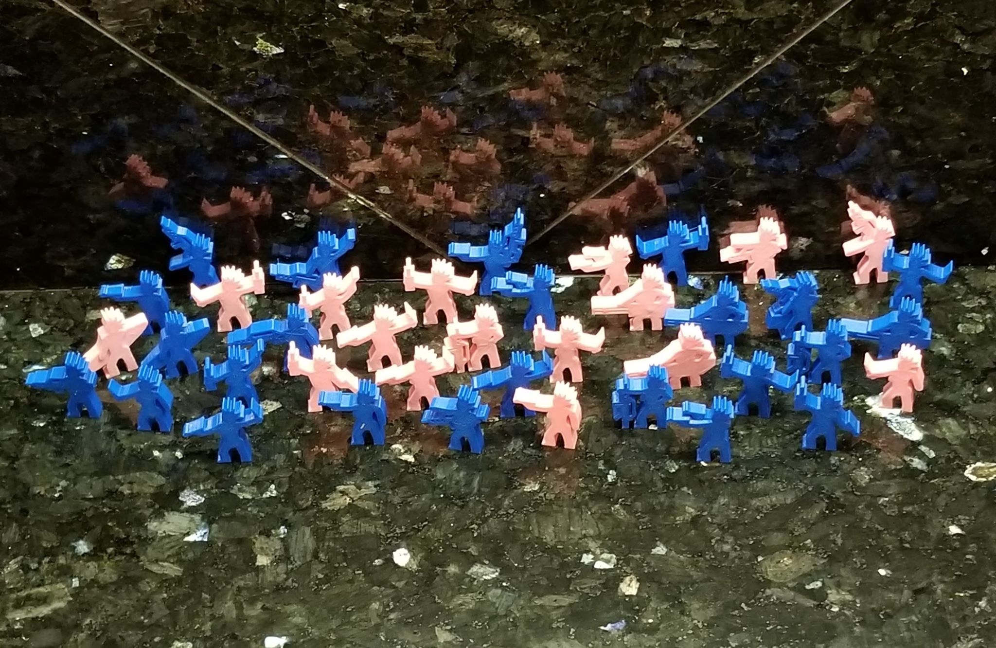 Punk Warrior Meeples
