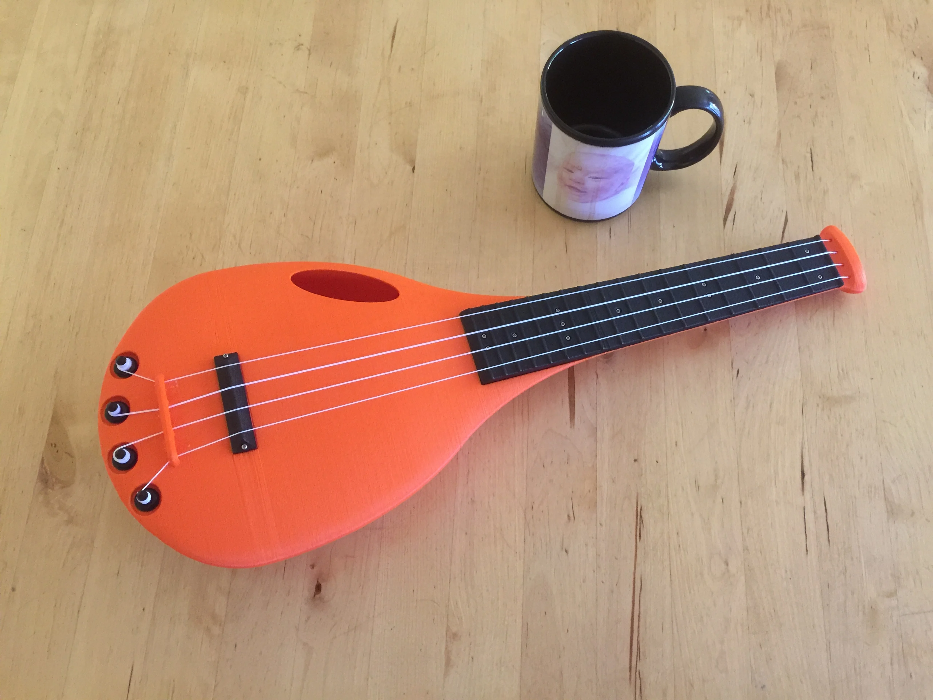 Headless Gourd Shaped Concert Ukulele