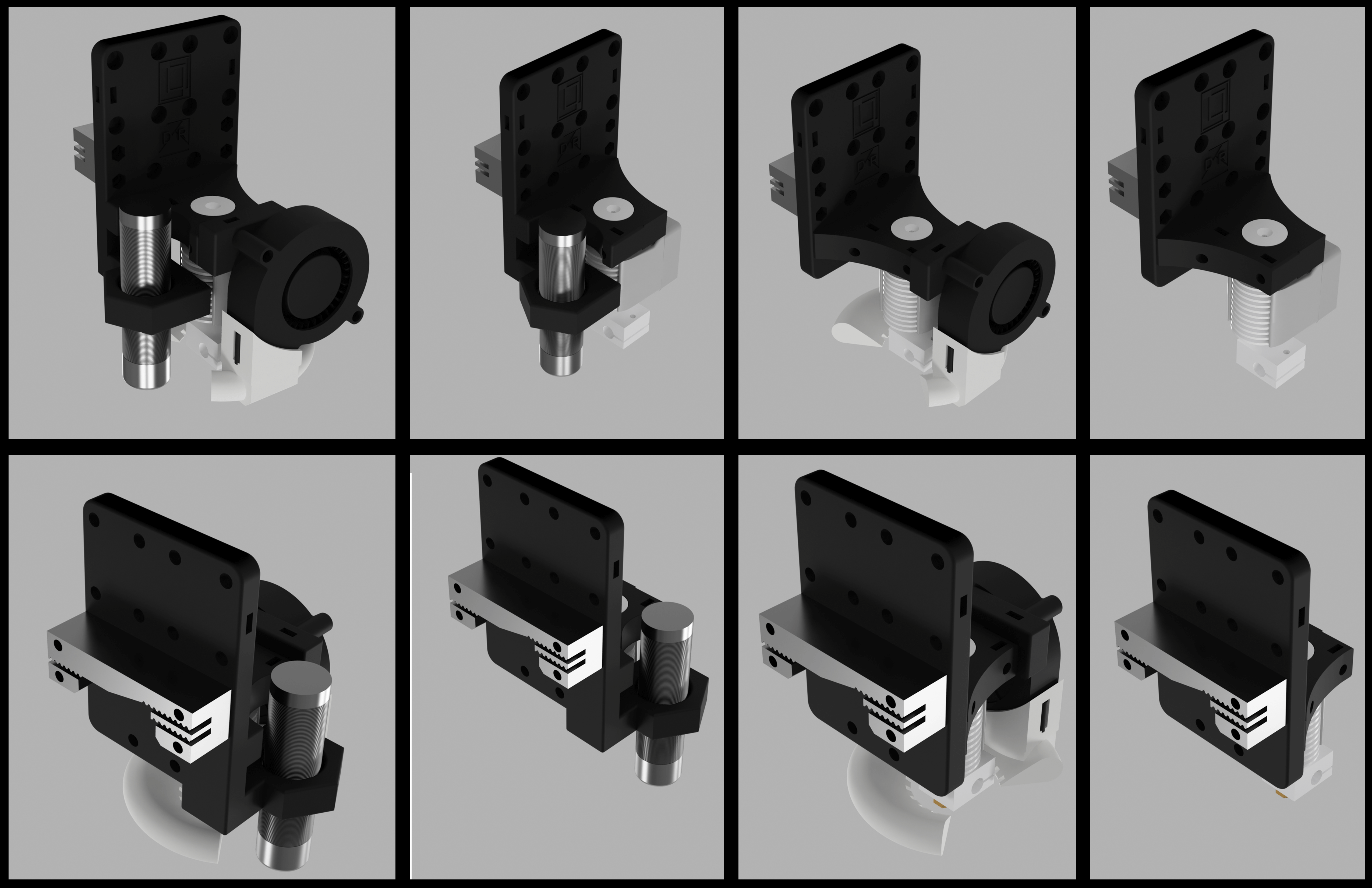 Anet A8 e3d v6 Bowden Print Carriage Redux
