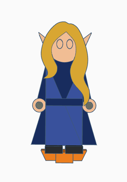 Flatminis Continued Male High Elf Robes
