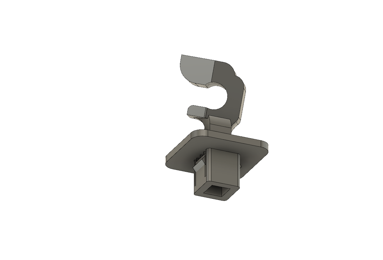 Peugeot 107 bonnet holder clip