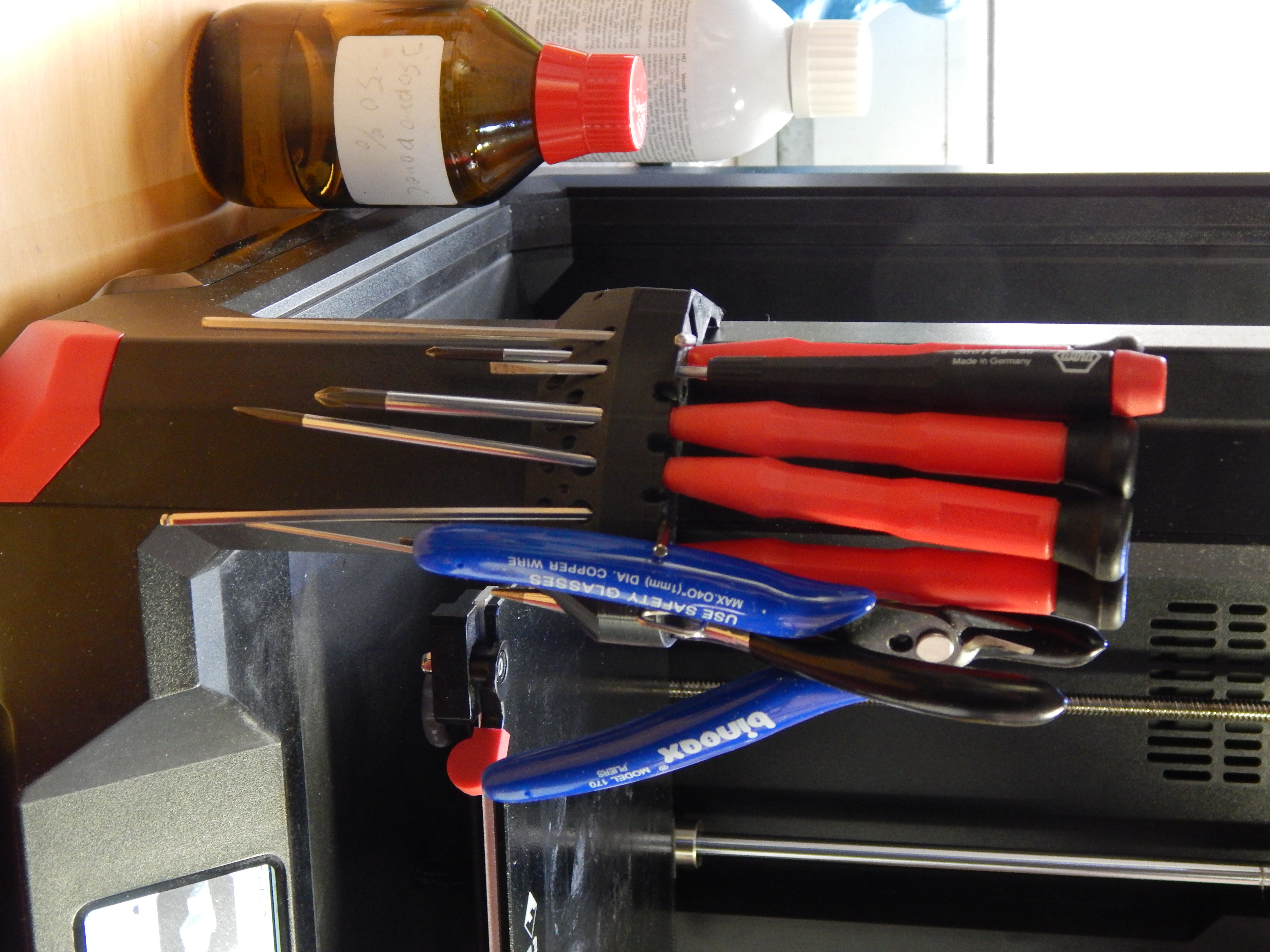 Werkzeughalter für Flashforge Finder 3 / Tool holder for Flashforge Finder 3