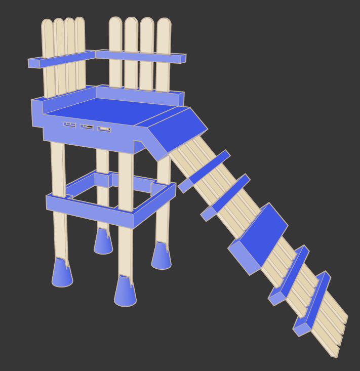 Popsicle Stick Fun - Tower - Hamster Toy