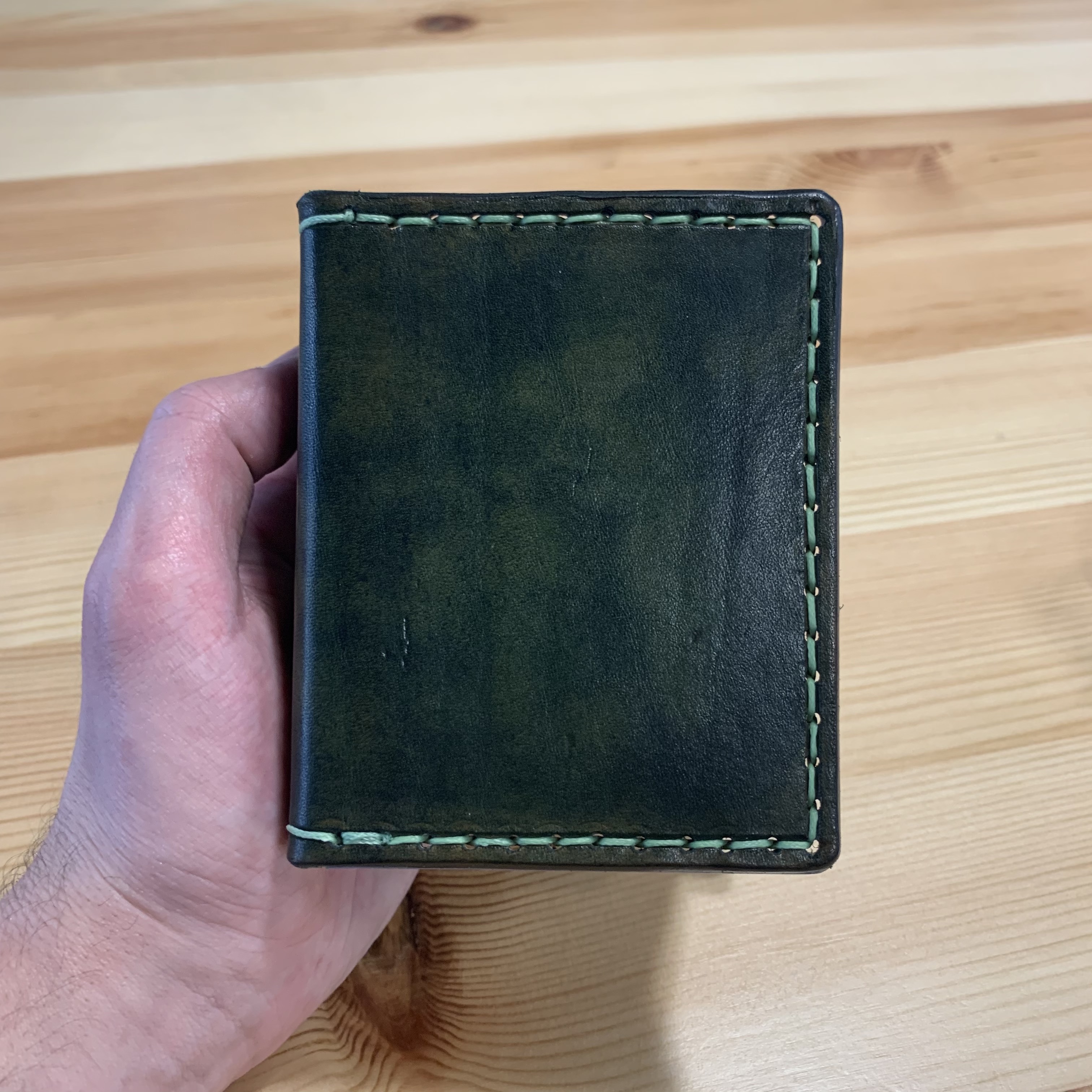 Leather bound MTG deck box
