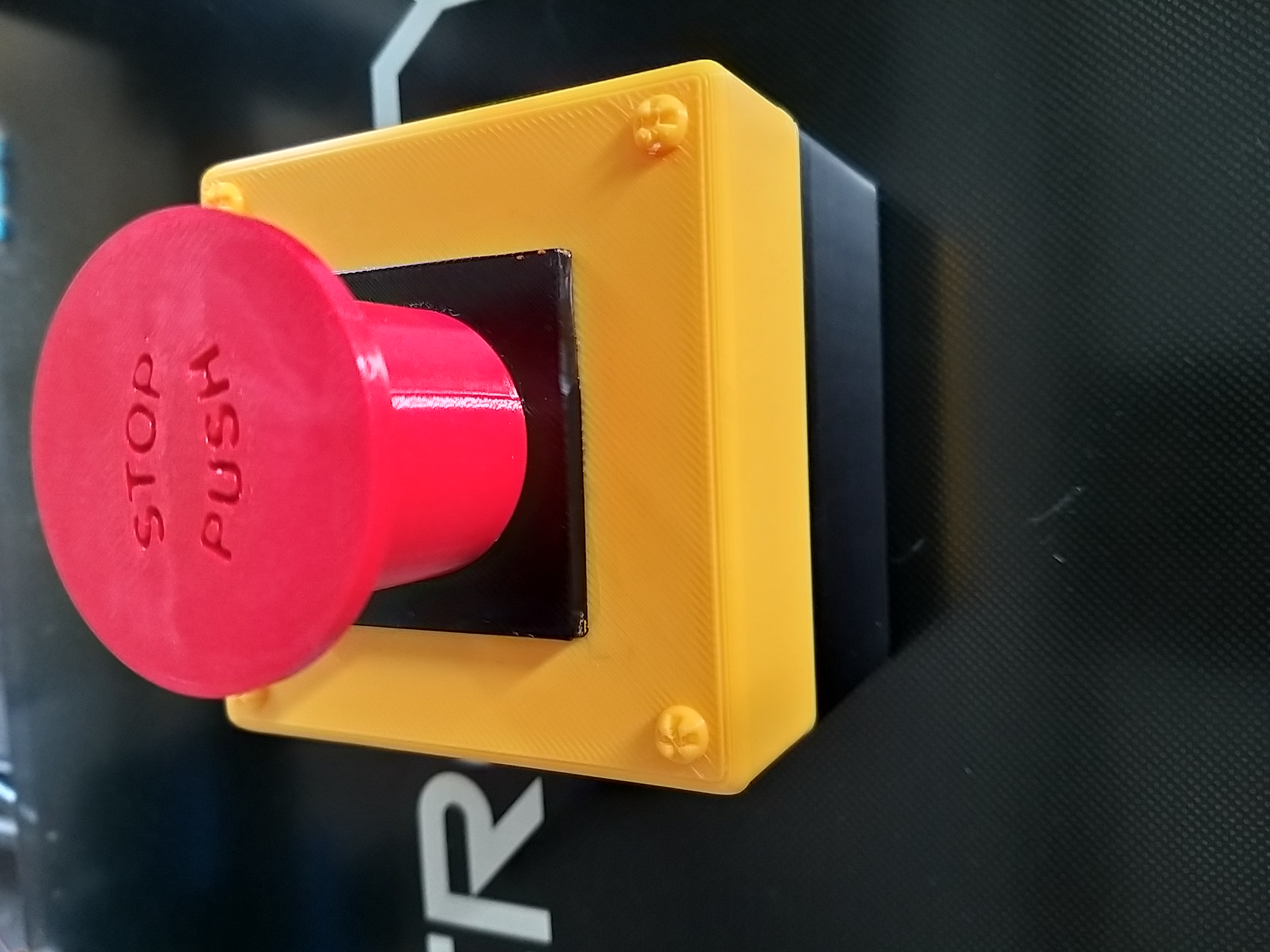 emergency stop box container