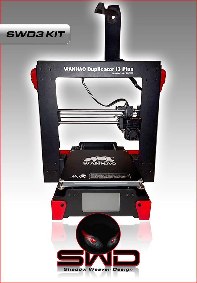 SWD3 KIT Z-AXIS REAR MOUNT FOR WANHAO DUPLICATOR I3 PLUS / MONOPRICE MAKER SELECT PLUS