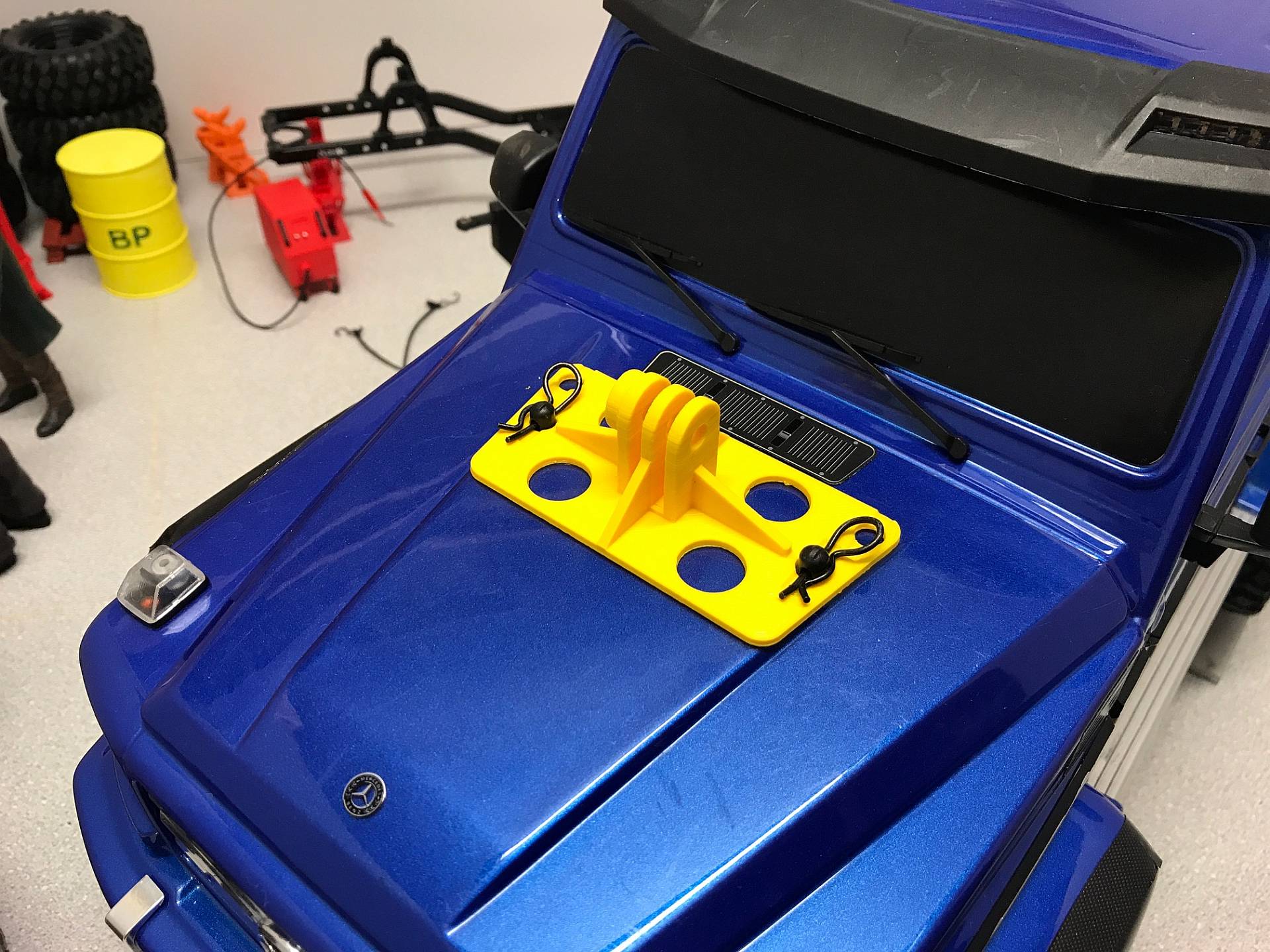 Actioncam Halterung für Traxxas G500 4x4 und G63 6x6