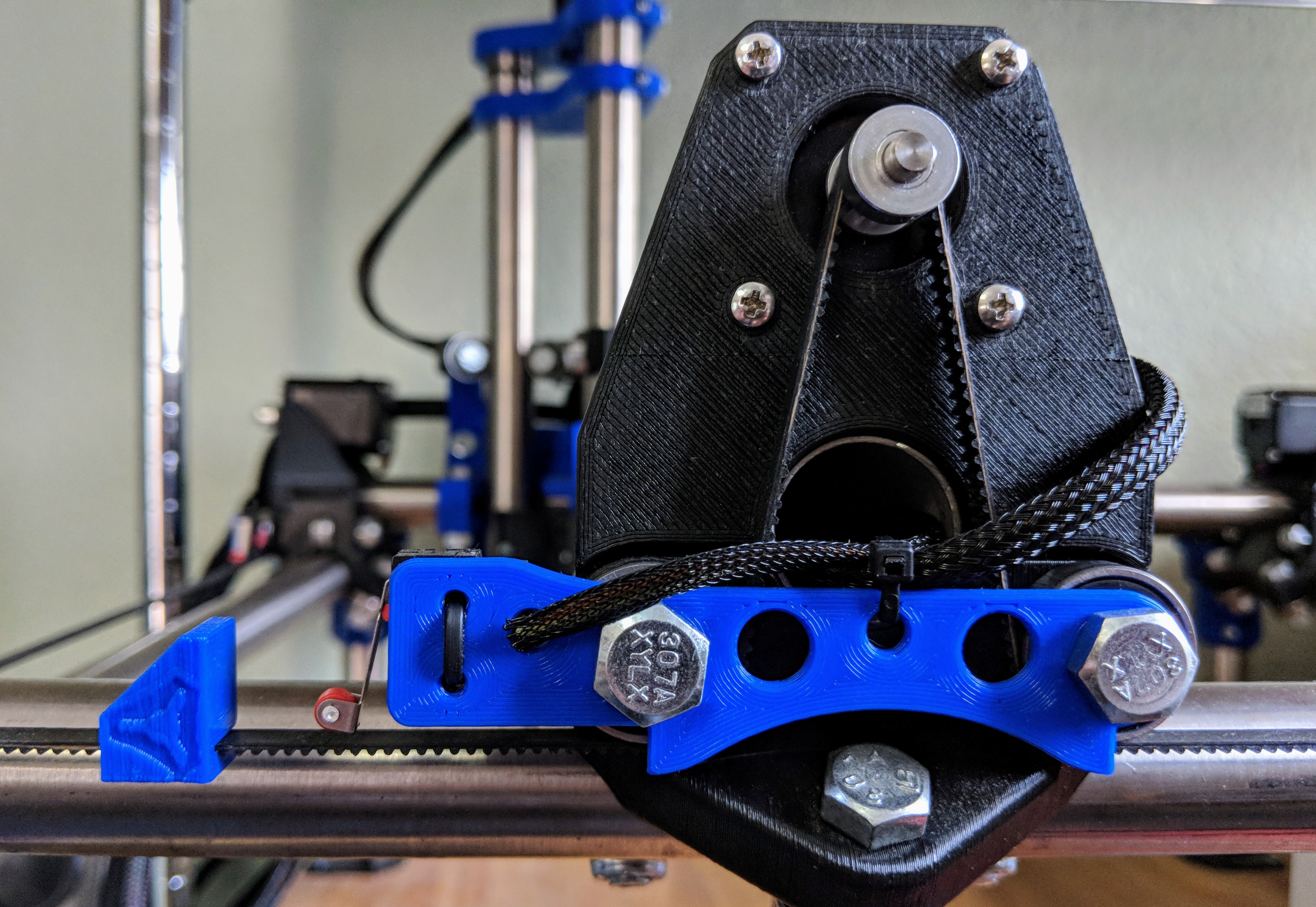 Mostly Printed CNC -Add On- Clean Dual endstops