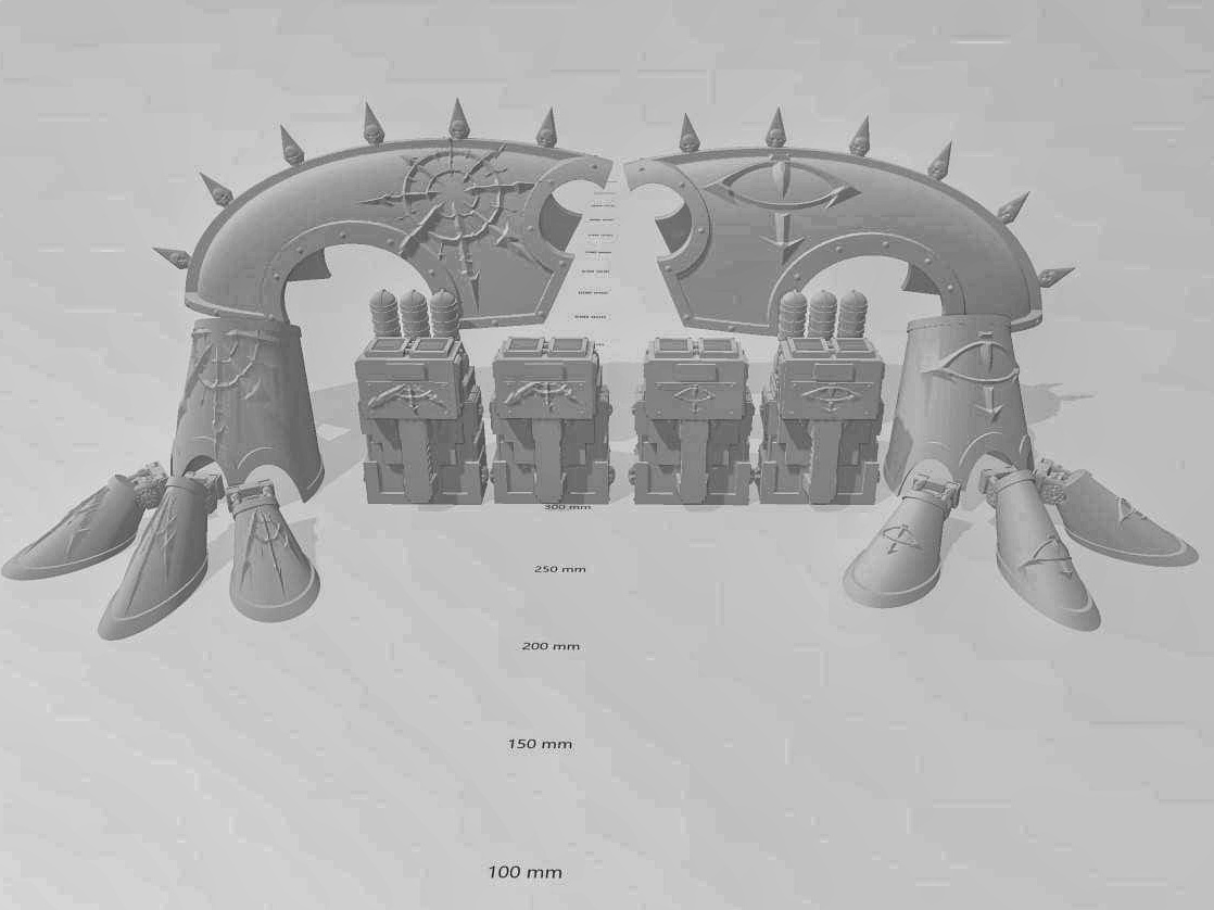 Chaos Bits for Updated Armorcast Wardog Titan